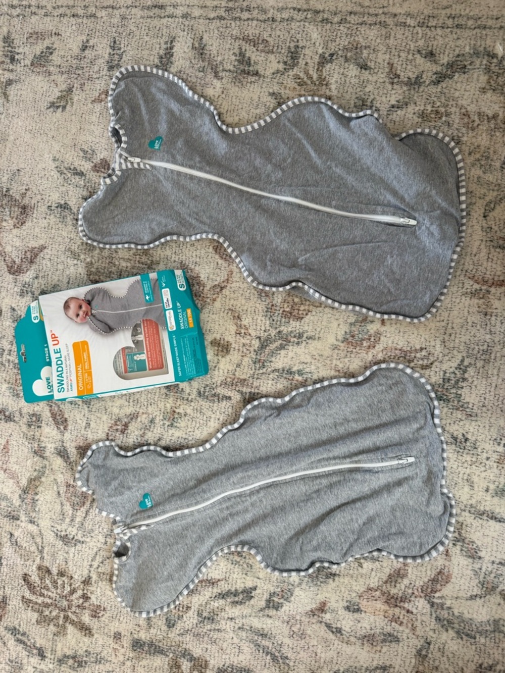 Love to dream Gray Twin Swaddle Up Sleep Sacks - Hands-Up Design